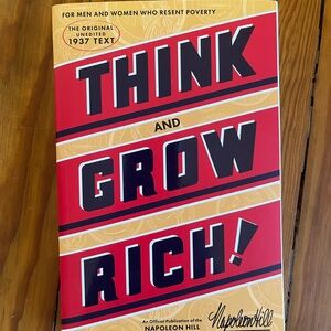 Think and Grow Rich Paperback - Red & Gold Cover